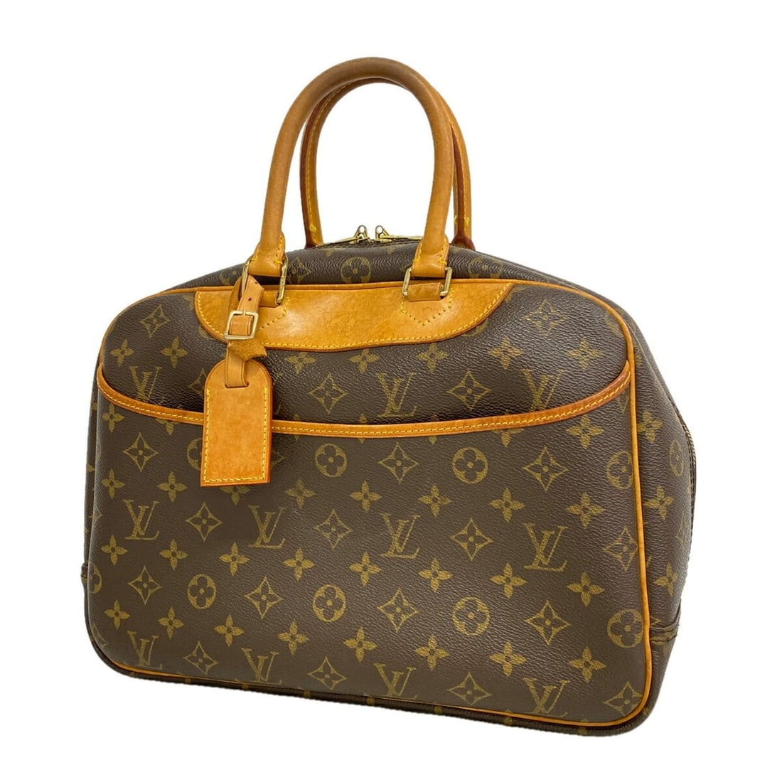 Louis Vuitton Monogram Deauville Handbag M47270 Brown Women's: --- Catalog ---Category: SizeSize (HxWxD): 27.5cm x 34cm x 13.5cm / 10.82'' x 13.38'' x 5.31''Category: DesignType: HandbagColor: BrownGender: WomenCategory: GeneralMPN: M47270Brand: Louis Vuitton--- 