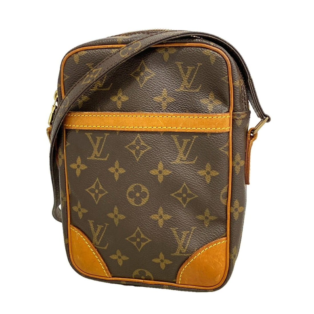 Louis Vuitton Monogram Danube Shoulder Bag M45266 Brown Women's: --- Catalog ---Category: SizeSize (HxWxD): 21.5cm x 15.5cm x 4.5cm / 8.46'' x 6.1'' x 1.77''Category: DesignType: Shoulder bagColor: BrownGender: WomenCategory: GeneralMPN: M45266Brand: Louis Vuitton-