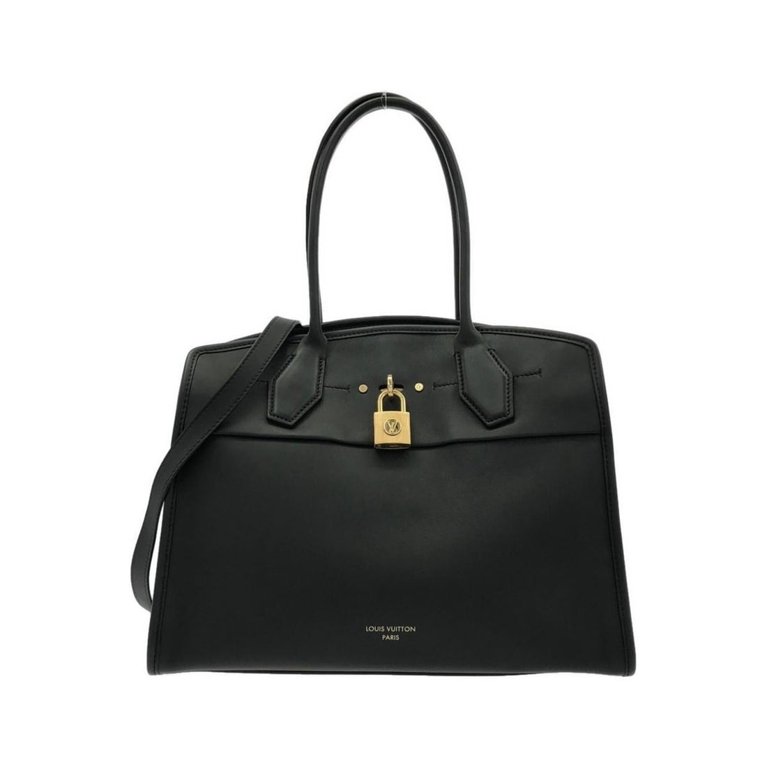 Louis Vuitton City Steamer Soft MM M12005 Shoulder Bag: --- Catalog ---Category: SizeSize (HxWxD): 27cm x 36cm x 13cm / 10.62'' x 14.17'' x 5.11''Category: DesignType: Pouch, Shoulder bagColor: BlackGender: Men,WomenMaterial: Leather Hardware Color: GoldLe