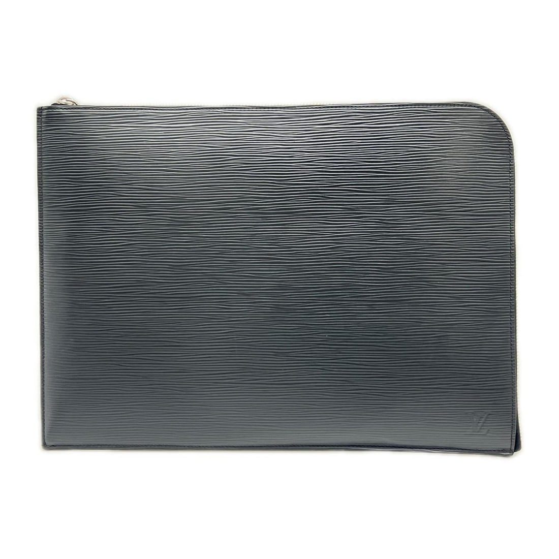 LOUIS VUITTON Epi Pochette Jour GM Noir M64153 Clutch Bag Black Men's