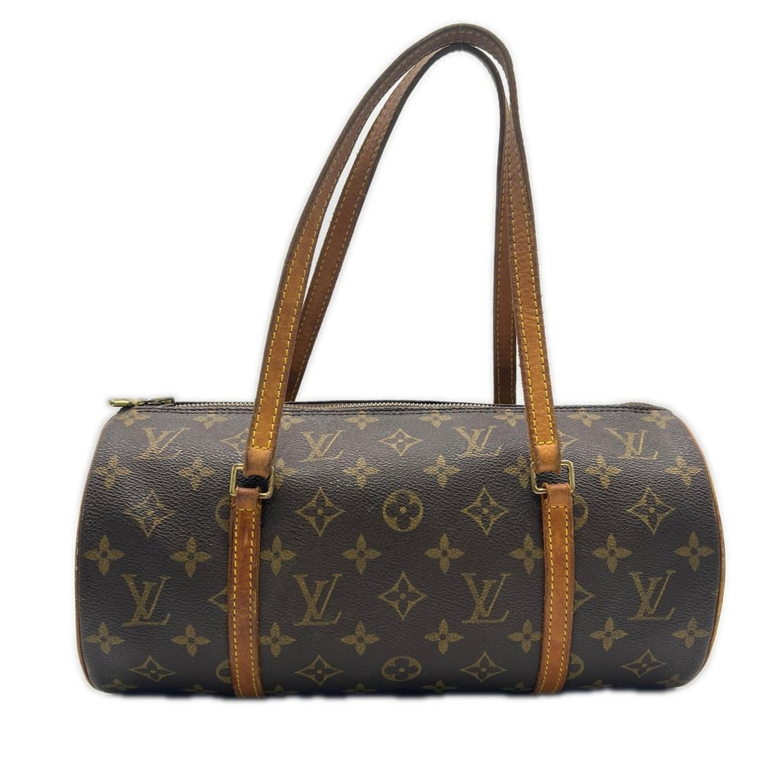 LOUIS VUITTON Monogram Papillon 30 M51365 Handbag Brown Beige Leather Women's: --- Catalog ---Category: SizeSize (HxWxD): 14.5cm x 29.5cm x 14.5cm / 5.7'' x 11.61'' x 5.7''Category: DesignType: HandbagColor: Beige, BrownGender: WomenMaterial: Coated canvas , Leather Category: Ge