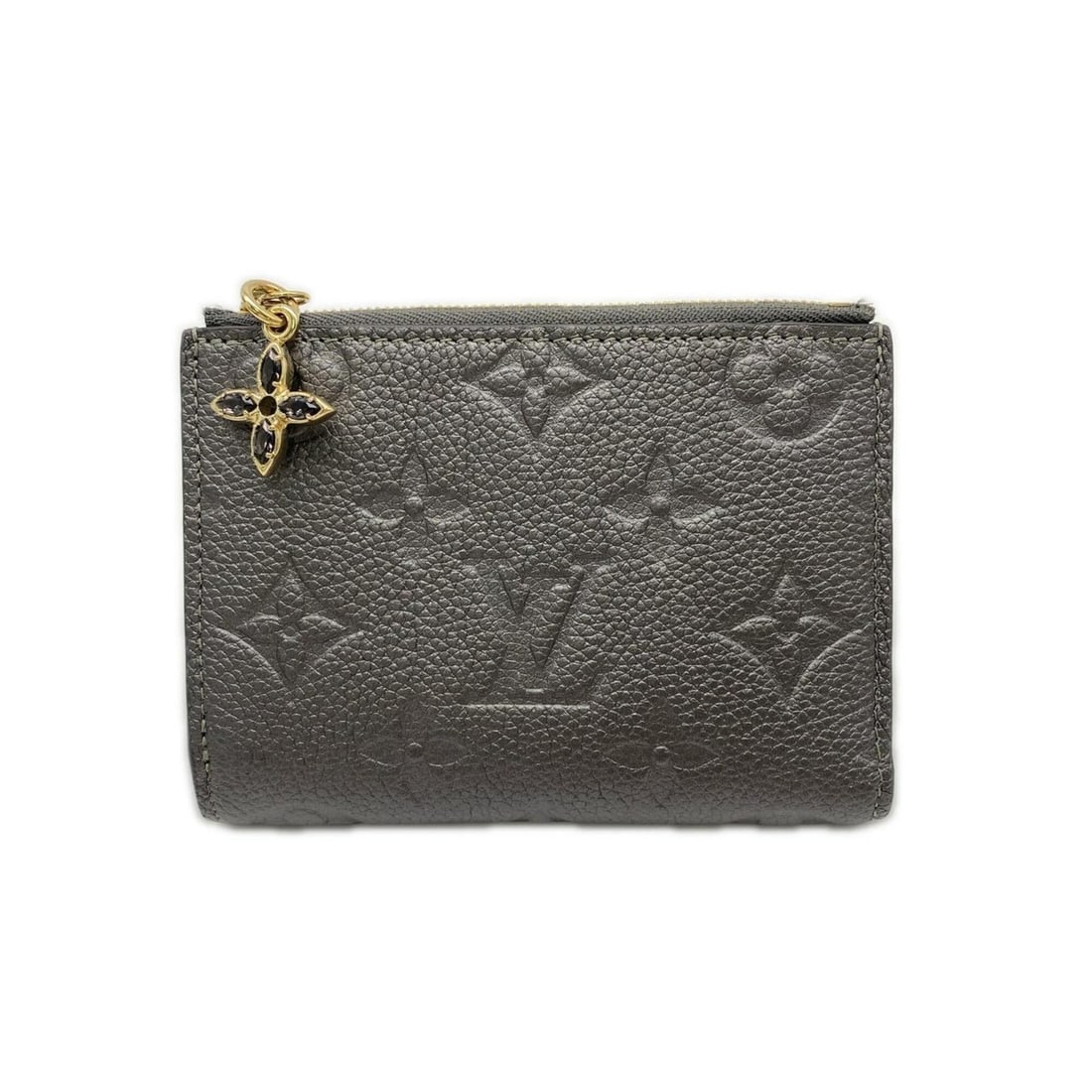 LOUIS VUITTON Monogram Empreinte Portefeuille Lisa Gunmetal M12536 Bi-fold Wallet for Women: --- Catalog ---Category: SizeSize (HxWxD): 8.5cm x 11.5cm x 1cm / 3.34'' x 4.52'' x 0.39''Category: DesignType: Wallet (bi-fold)Color: SilverGender: WomenMaterial: Leather Category: GeneralBrand: Loui