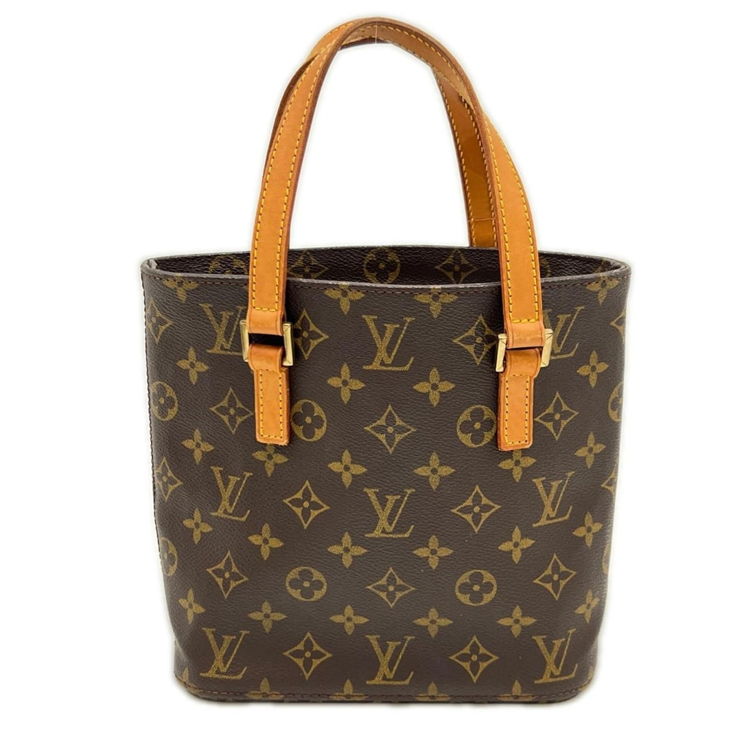 LOUIS VUITTON Monogram Vavin PM M51172 Handbag Brown Beige Leather Women's: --- Catalog ---Category: SizeSize (HxWxD): 20.5cm x 21cm x 8cm / 8.07'' x 8.26'' x 3.14''Category: DesignType: HandbagColor: Beige, BrownGender: WomenMaterial: Coated canvas , Leather Category: Genera