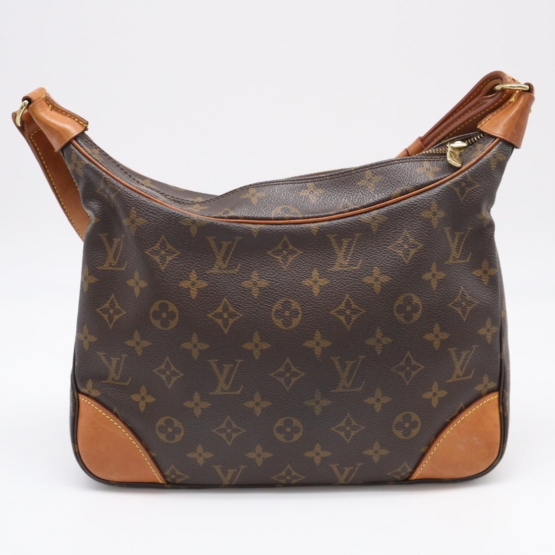 LOUIS VUITTON Monogram Boulogne 30 M51265 Shoulder Bag Brown Beige Leather Women's: --- Catalog ---Category: SizeSize (HxWxD): 23cm x 30cm x 9cm / 9.05'' x 11.81'' x 3.54''Category: DesignType: Shoulder bagColor: Beige, BrownGender: WomenMaterial: Coated canvas , Leather Category: Ge