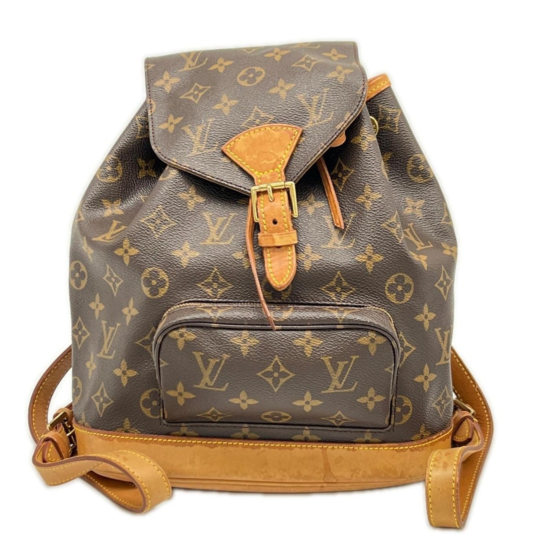 LOUIS VUITTON Monogram Montsouris MM M51136 Shoulder Bag Brown Beige Leather Women's: --- Catalog ---Category: SizeSize (HxWxD): 31cm x 24cm x 12cm / 12.2'' x 9.44'' x 4.72''Category: DesignType: Shoulder bagColor: Beige, BrownGender: WomenMaterial: Coated canvas , Leather Category: Ge