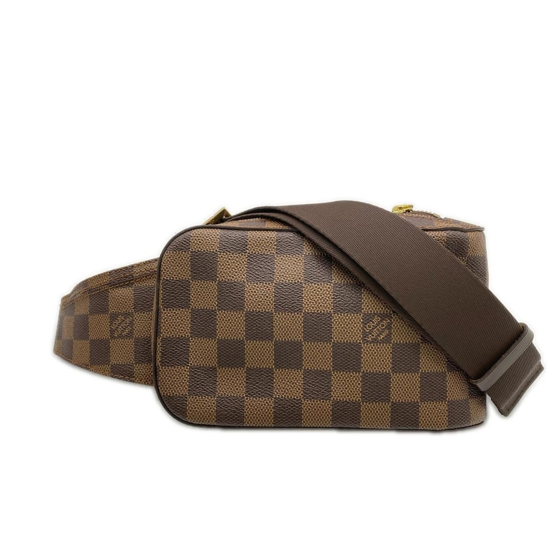 LOUIS VUITTON Damier Geronimos N51994 Shoulder Bag, Brown/Beige Leather, Men's: --- Catalog ---Category: SizeSize (HxWxD): 19cm x 11.5cm x 4.5cm / 7.48'' x 4.52'' x 1.77''Strap Length: 100cm / 39.36''Category: DesignType: Shoulder bagColor: Beige, BrownGender: MenClosure: ZipperM