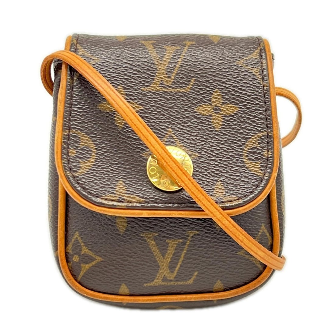 LOUIS VUITTON Monogram Pochette Cancun M60018 Shoulder Bag Brown Beige Leather Women's: --- Catalog ---Category: SizeSize (HxWxD): 11cm x 9cm x 2.5cm / 4.33'' x 3.54'' x 0.98''Strap Length: 128cm / 50.39''Category: DesignType: Pochette, Shoulder bagColor: Beige, BrownGender: WomenMateria