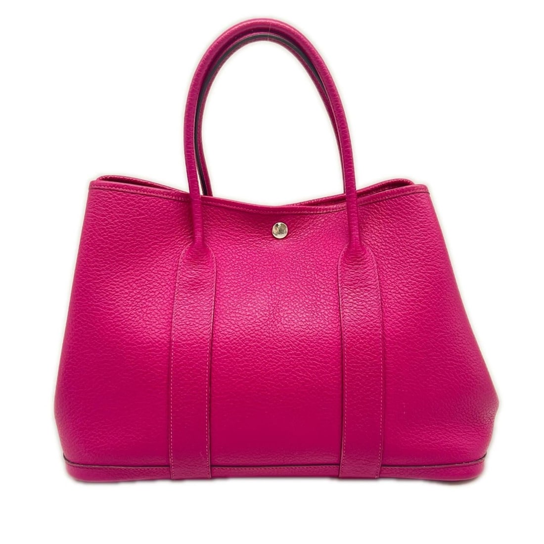 HERMES Negonda Garden Party PM Handbag, Purple, Women's