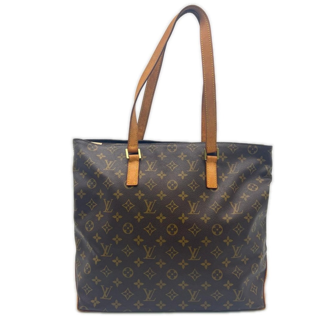 LOUIS VUITTON Monogram Cabas Mezzo M51151 Handbag Brown Beige Leather Women's: --- Catalog ---Category: SizeSize (HxWxD): 32cm x 35cm x 15.5cm / 12.59'' x 13.77'' x 6.1''Category: DesignType: HandbagColor: Beige, BrownGender: WomenMaterial: Coated canvas , Leather Category: Gene