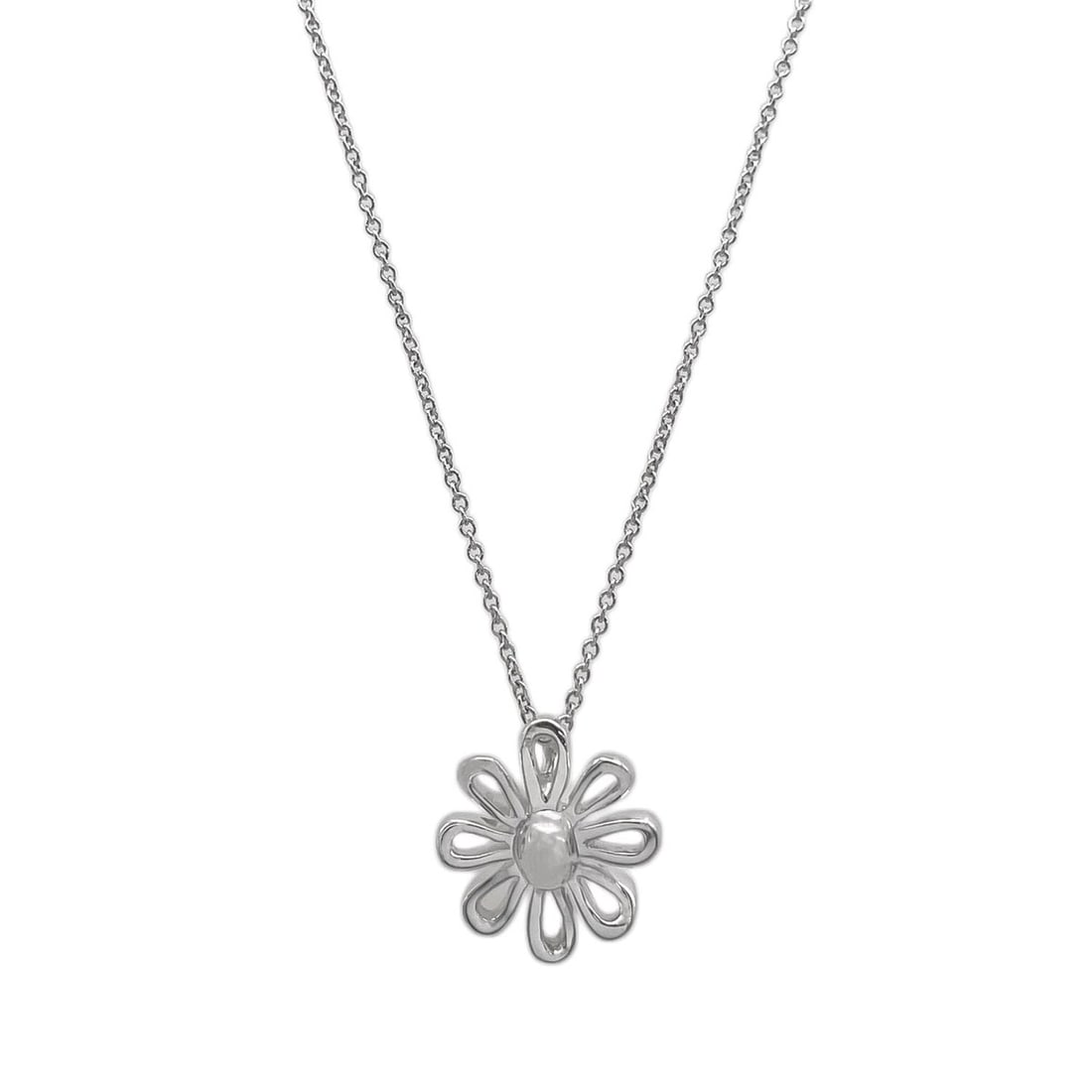 TIFFANY&Co. Daisy Flower Paloma Picasso Necklace SV925 Silver Women's
