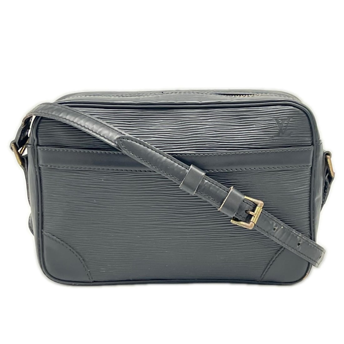 LOUIS VUITTON Epi Trocadero Noir M52312 Shoulder Bag Black Men's