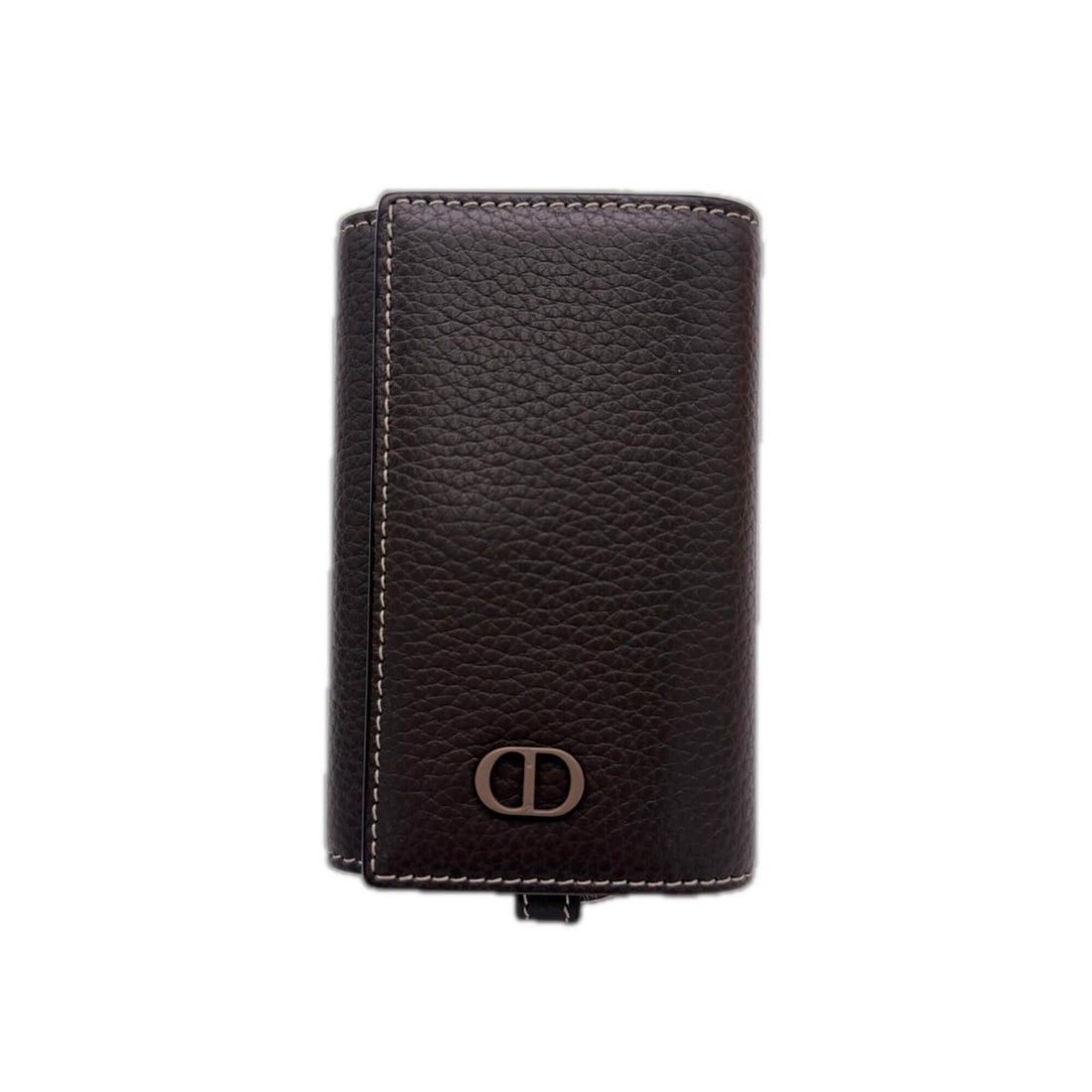 Christian Dior CD Icon Key Case 2ESKH281CDI Brown Grained Calf Leather Men's: --- Catalog ---Category: DesignType: KeycaseColor: BrownGender: MenMaterial: Leather Leather/Fur Type: CalfskinNumber of Key Hooks: 7Category: GeneralBrand: Christian DiorCategory: Physical Properties