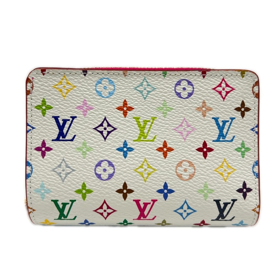 LOUIS VUITTON Monogram Multicolor LV x TM Portefeuille Lou M14093 Bi-fold Wallet Women's