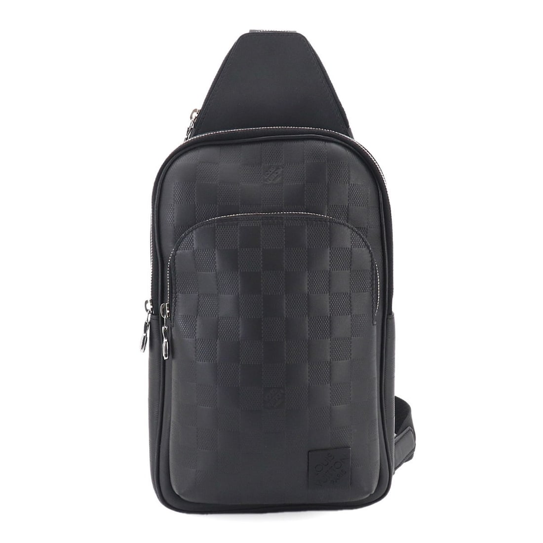 Louis Vuitton Damier Infini Avenue Sling Handbag Body Black N45303 RFID Bag: --- Catalog ---Category: SizeSize (HxWxD): 30cm x 19.5cm x 3.5cm / 11.81'' x 7.67'' x 1.37''Category: DesignType: Sling bagColor: Black, InfiniGender: Men,WomenMaterial: Damier Infini Category: Genera
