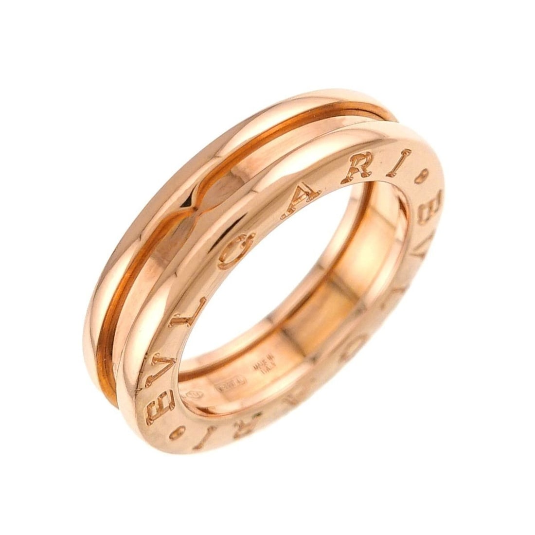 Bulgari BVLGARI B-zero1 1-band ring #48 18K PG Pink Gold 750