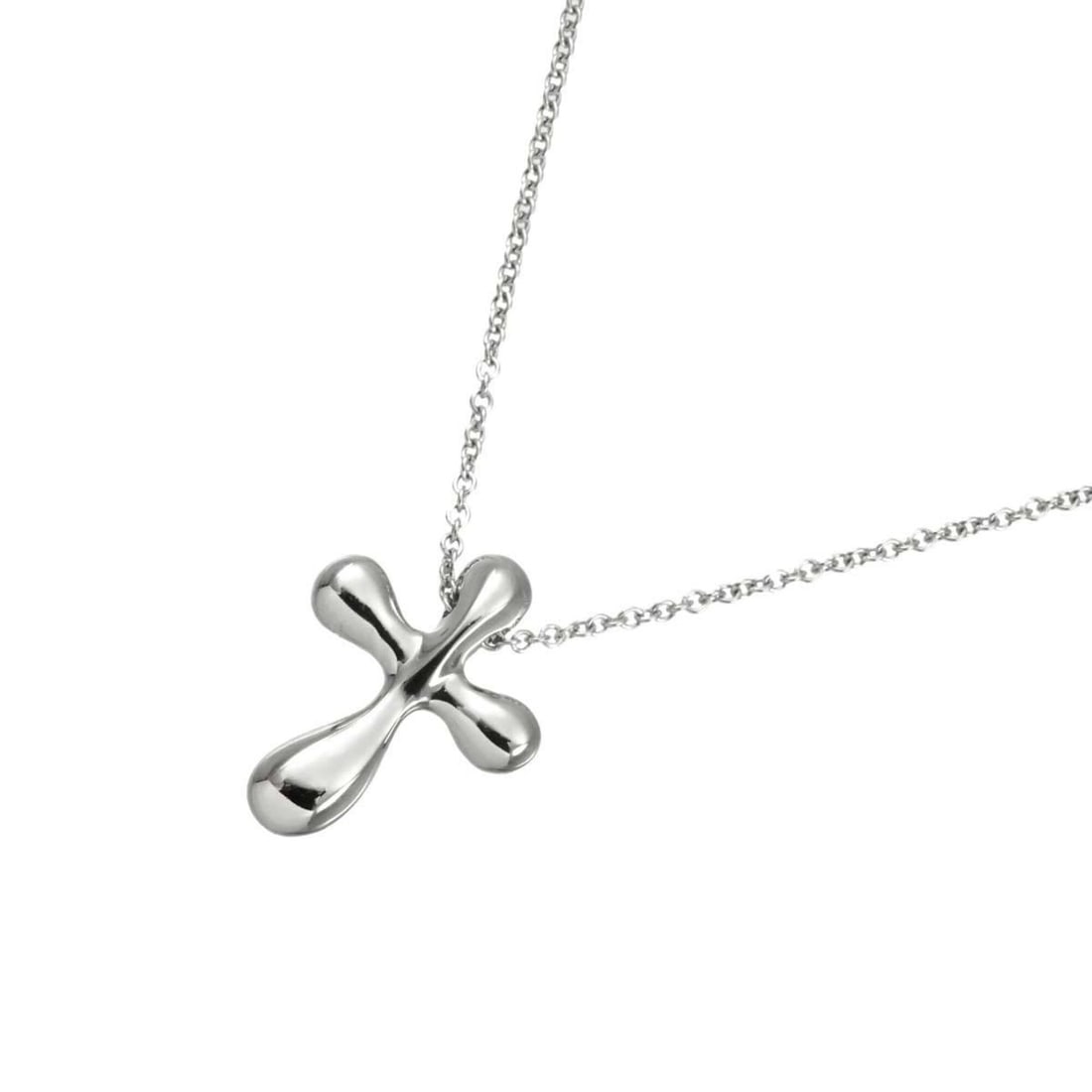 Tiffany & Co. Cross Necklace, 40cm, Platinum (Pt): --- Catalog ---Category: SizePendant Size: 16mm x 12.2mm / 0.62'' x 0.48''Neck Circumference: 40 cm / 15.74''Category: DesignGender: WomenMaterial: Platinum 950Necklace Type: NecklaceCategory: General