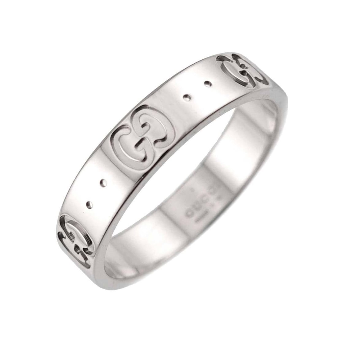 Gucci Icon #11 Ring, 18K WG (White Gold 750)