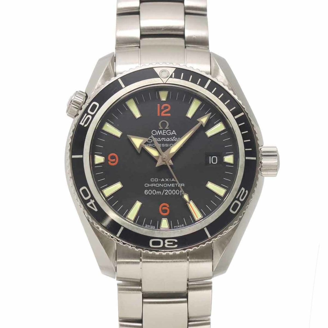 Omega Seamaster Planet Ocean Co-Axial Chronometer 600M 2201 51 Men's Watch, Date, Black, Automatic (1 of 10)