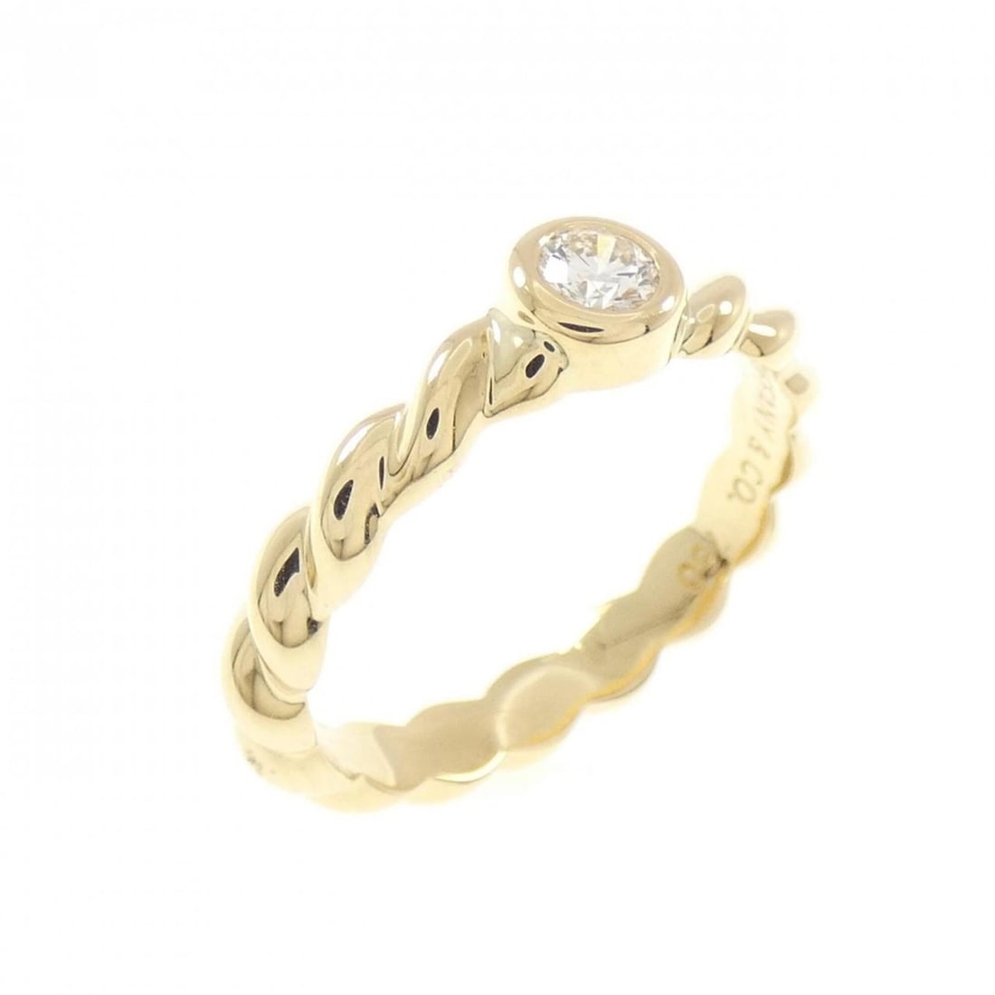 Tiffany Twist Ring: --- Catalog ---Category: SizeJP Size: 8US Size: 4.5Category: DesignType: Band ringColor: Yellow goldGender: WomenMaterial: Yellow gold (18K)Category: GeneralBrand: Tiffany--- Item List ---Section: