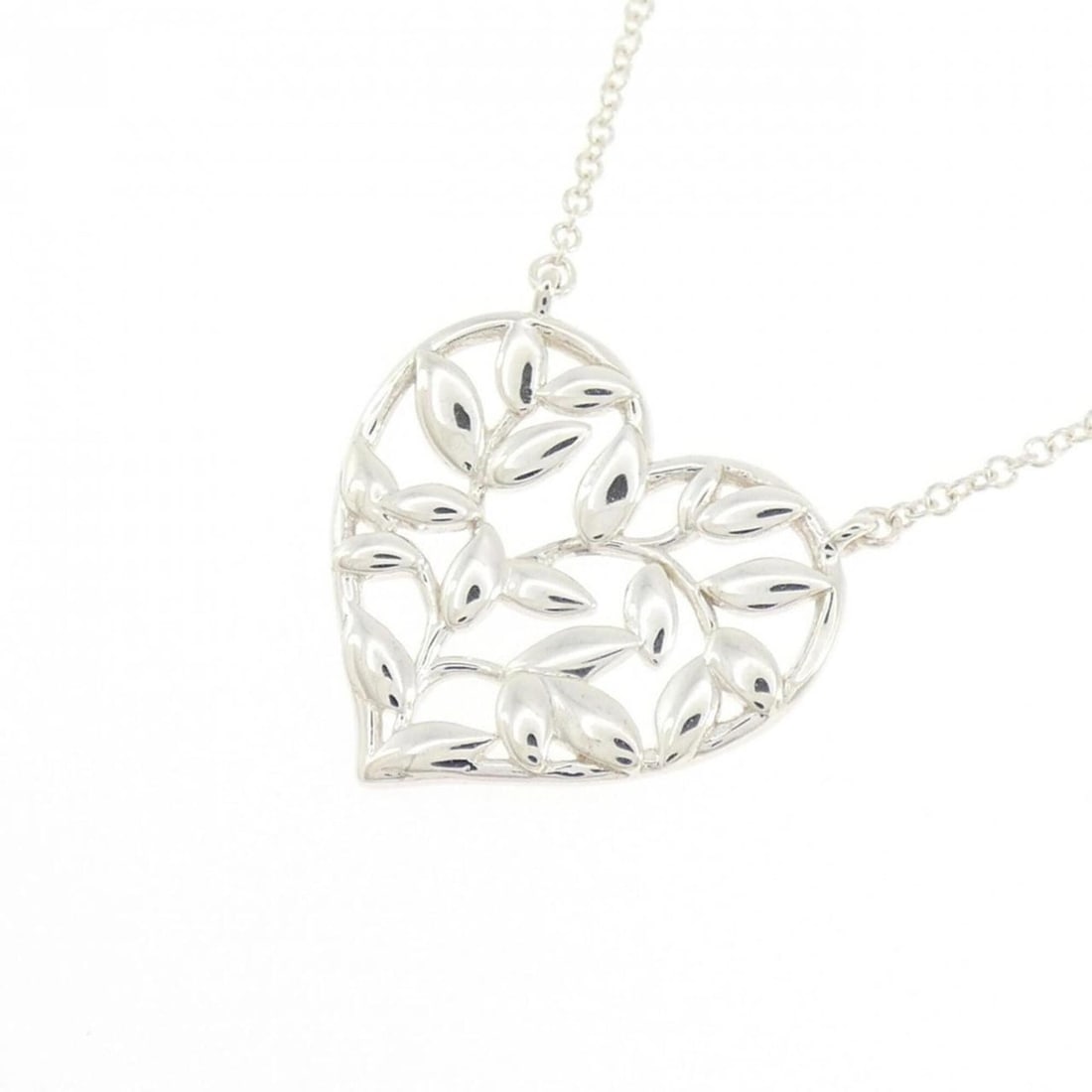 Tiffany Olive Leaf Necklace - 3