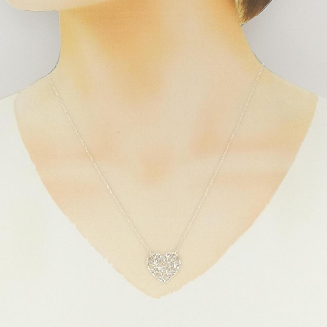 Tiffany Olive Leaf Necklace - 6