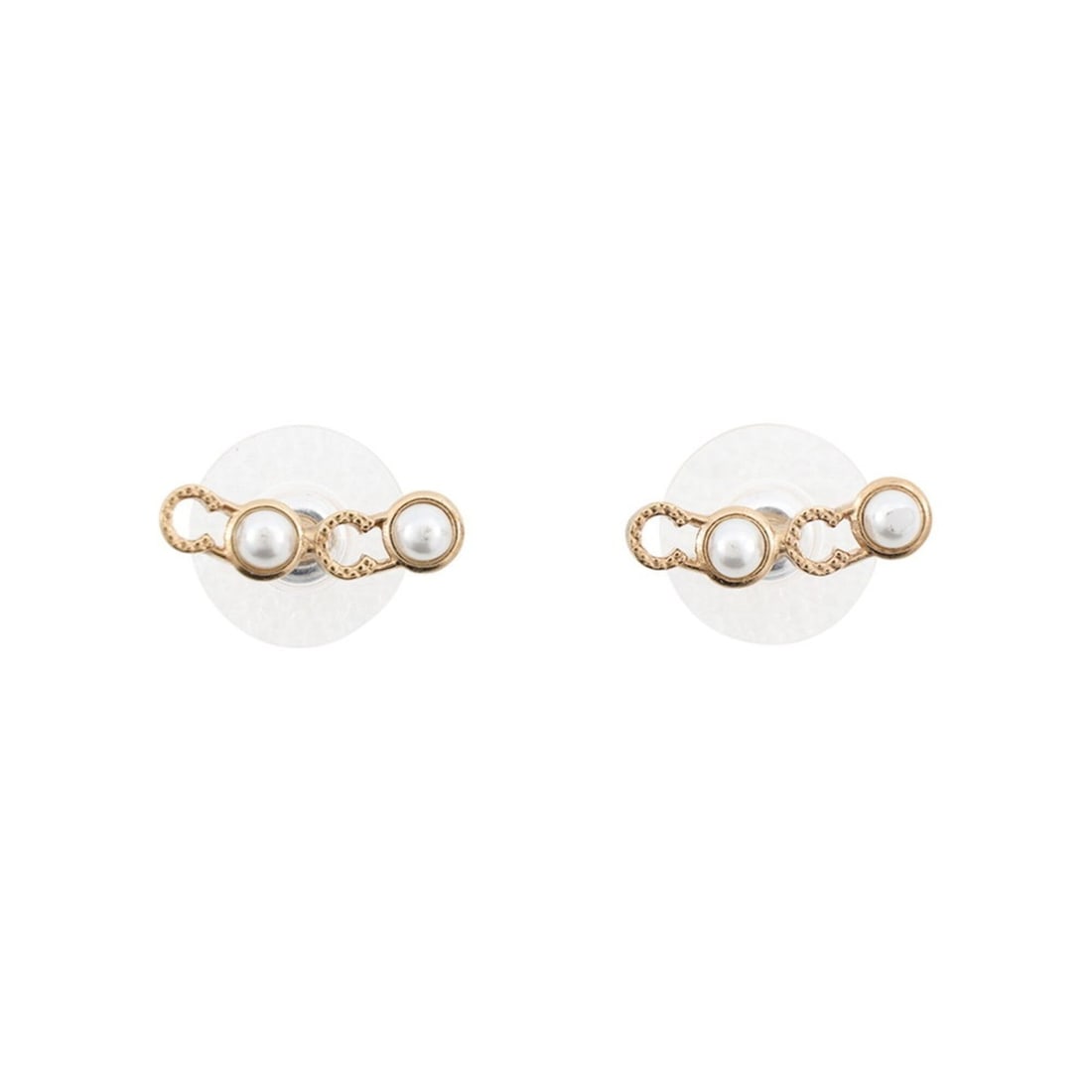 Chanel Earrings COCO Faux Pearl A17P CHANEL: --- Catalog ---Category: SizeSize (HxWxD): 0.40mm x 1.50mm / 0.02'' x 0.06''Category: DesignType: Stud earringsColor: GoldGender: WomenMaterial: MetalCategory: GeneralLine: CocoBrand: Chanel--- Item L