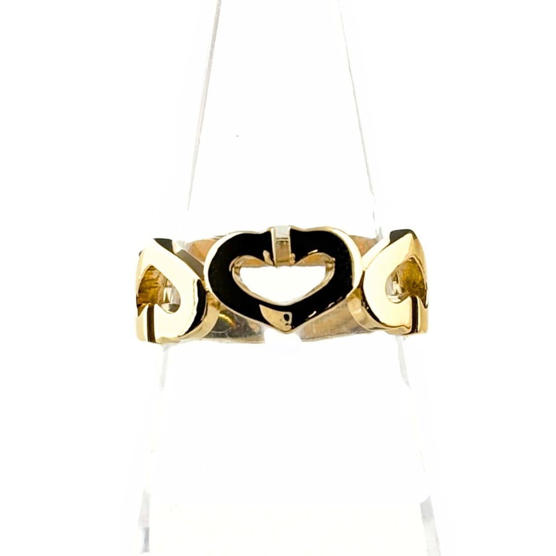 Cartier C Heart YG Yellow Gold Ring (750) for Women