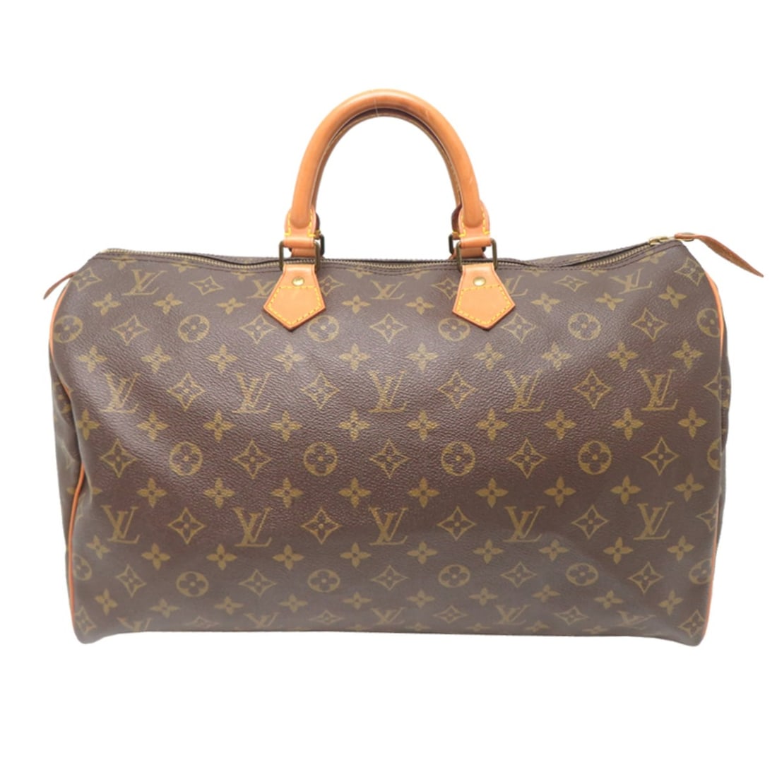 Louis Vuitton Speedy 40 Women's/Men's Boston Bag M41522 (Discontinued) Monogram Brown