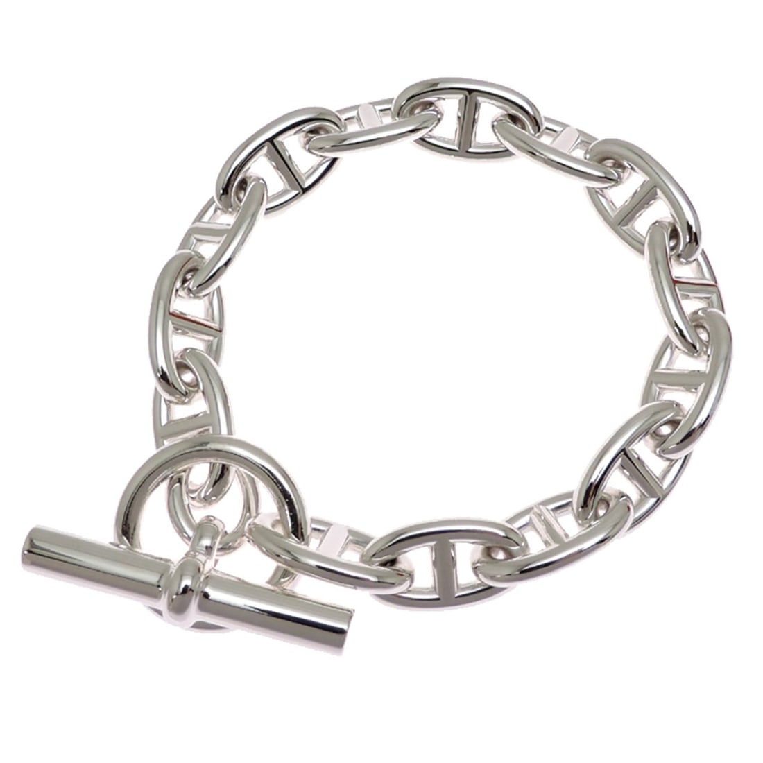 Hermes SV925 Chaine d'Ancre GM 14-link bracelet for women and men, sterling silver 925 (1 of 13)