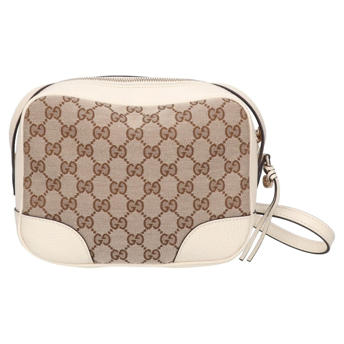 GUCCI 449413 GG Canvas Shoulder Bag - Ivory (Women's): --- Catalog ---Category: SizeSize (HxWxD): 16.5cm x 21.5cm x 7cm / 6.49'' x 8.46'' x 2.75''Category: DesignType: Shoulder bagColor: IvoryGender: WomenMaterial: GG canvas Category: GeneralBrand: Gucci-