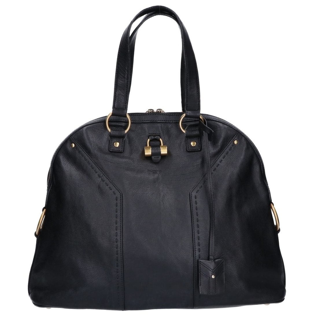 Yves Saint Laurent Muse Leather Tote Bag, Black, Women's: --- Catalog ---Category: SizeSize (HxWxD): 34cm x 44.5cm x 15cm / 13.38'' x 17.51'' x 5.9''Category: DesignType: Tote bagColor: BlackGender: WomenMaterial: Leather Category: GeneralBrand: Yves Saint L