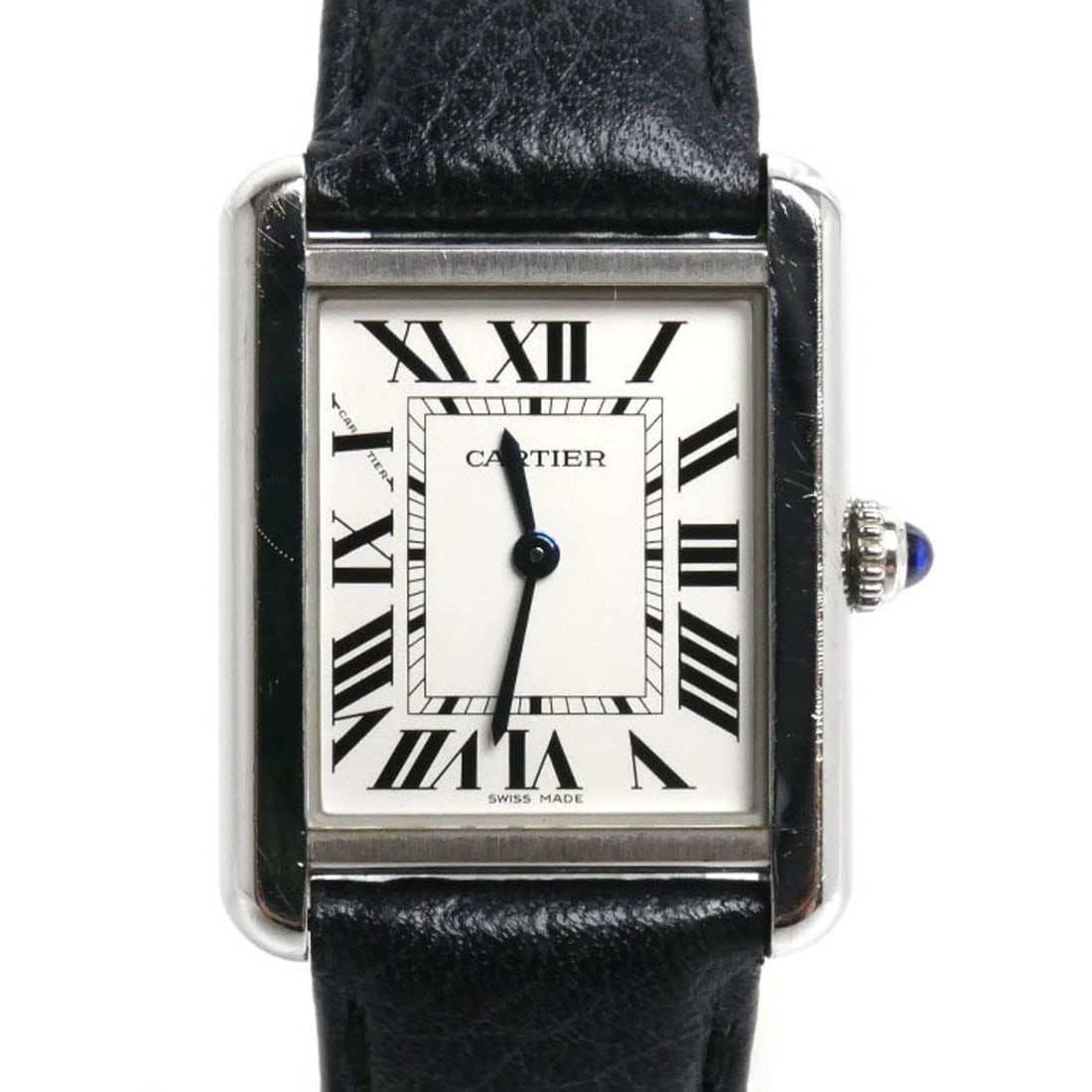 CARTIER Cartier Tank Solo SM Watch, Battery-Powered, WSTA0030, Women's: --- Catalog ---Category: SizeCase Diameter: 24mm / 0.94''Category: DesignType: WristwatchGender: WomenColor (Dial): SilverCrystal Type: Sapphire glassMaterial (Band): LeatherMaterial (Case): Stainless