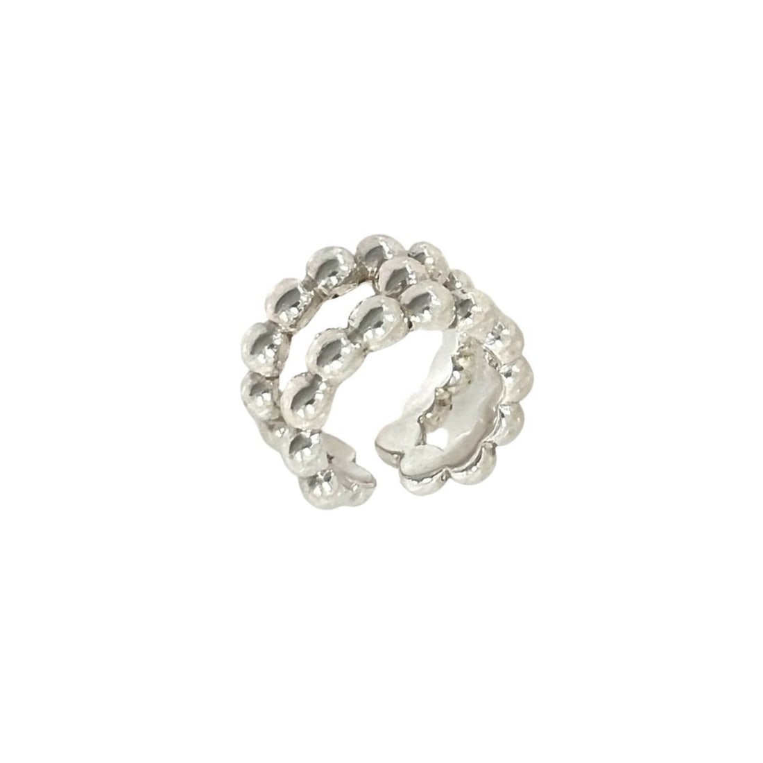 HERMES Parade Ring, Sterling Silver 925, Size #52, Accessory, Item Number 21241: --- Catalog ---Category: SizeJP Size: 10US Size: 5.5Category: DesignType: Band ringColor: SilverGender: WomenMaterial: Silver 925Category: GeneralBrand: Hermes--- Item List ---Section: ConditionRankin