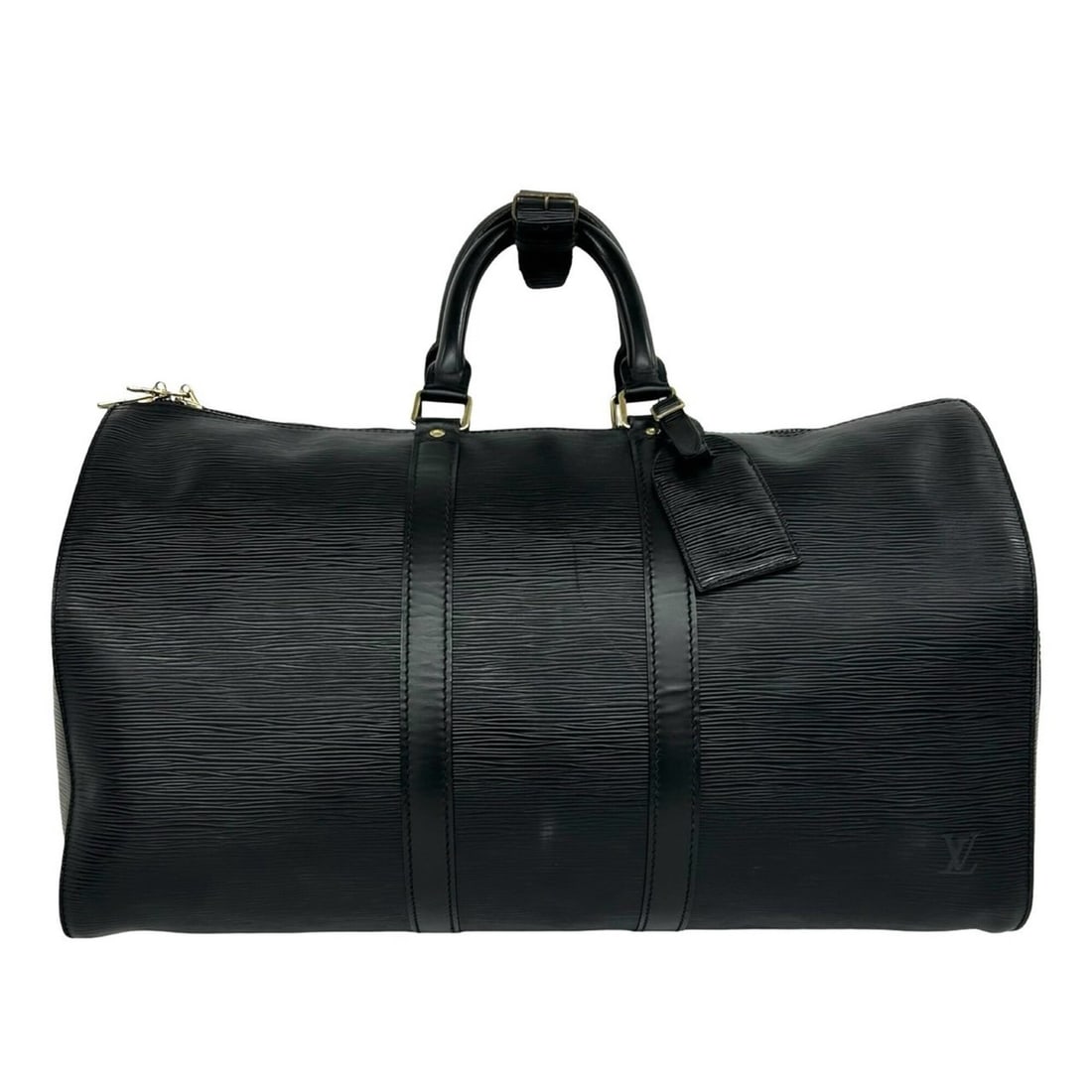 LOUIS VUITTON Vintage Keepall Epi Leather Boston Bag Travel Black Noir 479-6: --- Catalog ---Category: SizeSize (HxWxD): 27.5cm x 47cm x 20.5cm / 10.82'' x 18.5'' x 8.07''Category: DesignType: Boston bagColor: BlackGender: WomenMaterial: Leather Category: GeneralBrand: Louis Vu