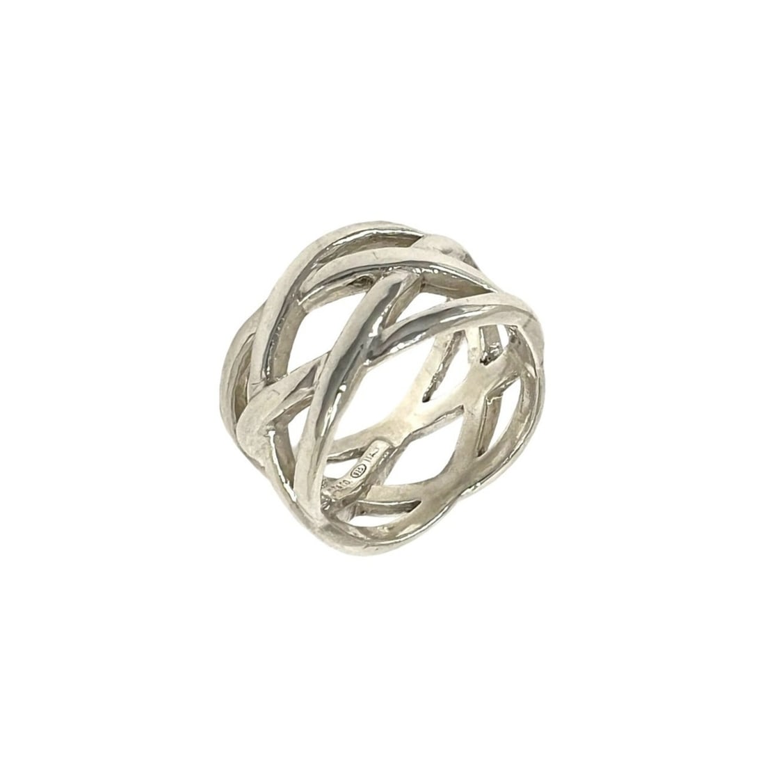 TIFFANY&Co. Tiffany Vintage Celtic Knot Ring, Sterling Silver 925, Accessory, 30184