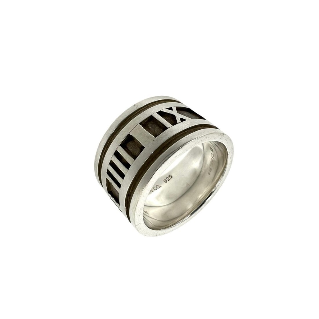 TIFFANY&Co. Tiffany Vintage Atlas Wide Ring, Sterling Silver 925, Accessory, Silver, Item No. 32991