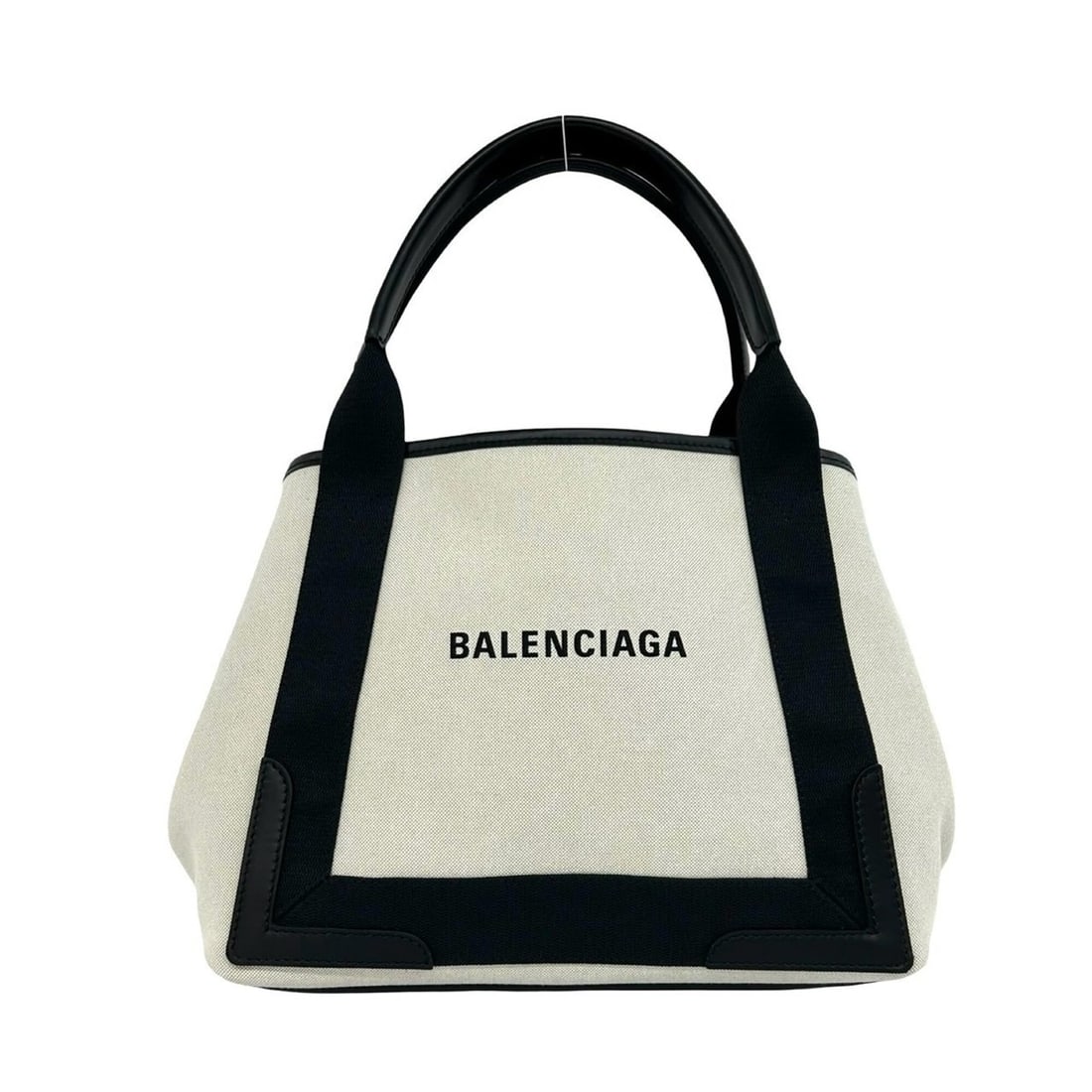 BALENCIAGA Balenciaga Navy Cabas Logo Canvas Leather Genuine Handbag Mini Tote Bag White 34929: --- Catalog ---Category: SizeSize (HxWxD): 23cm x 35cm x 18cm / 9.05'' x 13.77'' x 7.08''Category: DesignType: Handbag, Pouch, Tote bagColor: Navy, WhiteGender: WomenMaterial: Canvas , Leather Categor