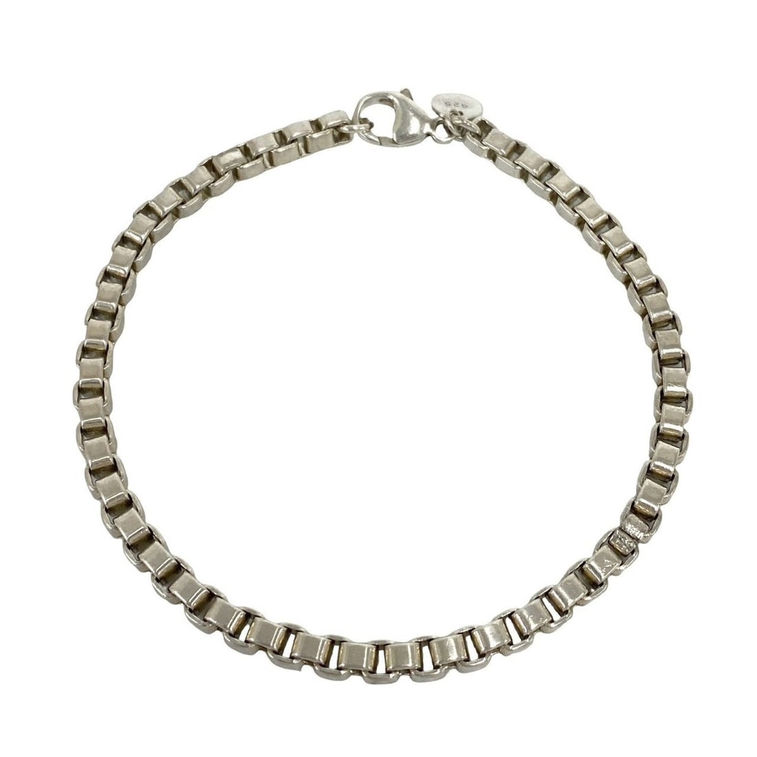 TIFFANY&Co. Tiffany Vintage Venetian Bracelet, Sterling Silver 925 Chain Bangle Accessory, 34060: --- Catalog ---Category: SizeLength: 19cm / 7.48''Category: DesignType: Charm braceletColor: SilverGender: WomenMaterial: Silver 925Category: GeneralBrand: Tiffany--- Item List ---Section: ConditionRa