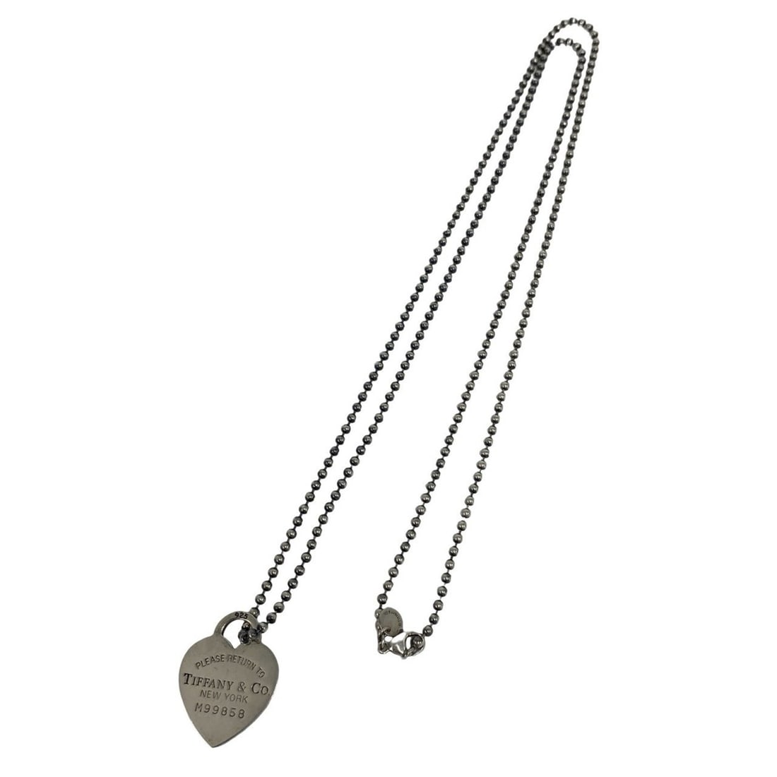 TIFFANY&Co. Tiffany Return to Heart Tag Necklace, Sterling Silver 925, Long Chain Pendant, 27704: --- Catalog ---Category: SizePendant Size: 30mm x 23mm / 1.18'' x 0.9''Neck Circumference: 87.5 cm / 34.44''Category: DesignColor: SilverGender: WomenMaterial: Silver 925Pendant Type: PendantNecklace 