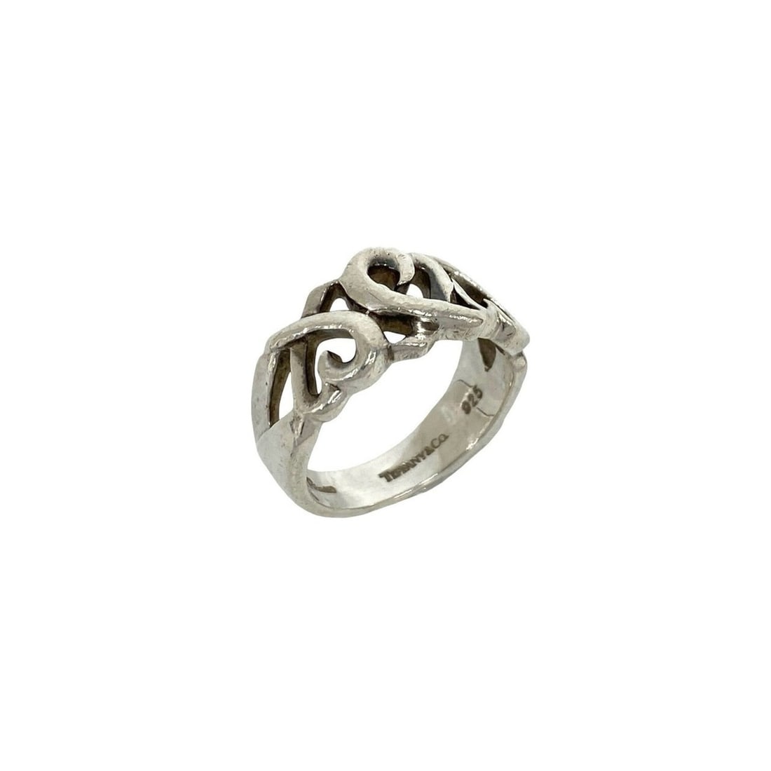 TIFFANY&Co. Tiffany Vintage Loving Heart Ring, Sterling Silver 925, Accessory, Silver, Item Number