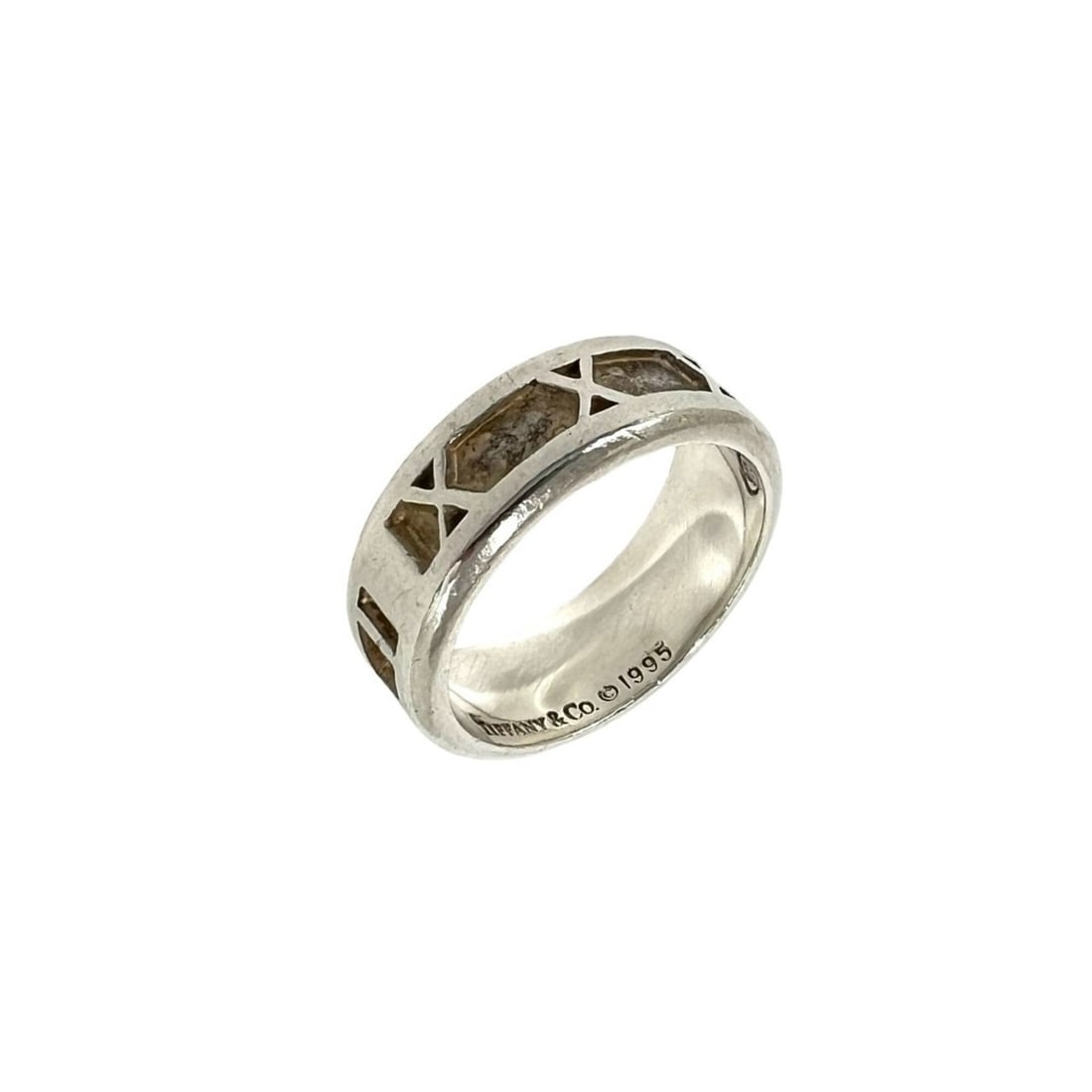 TIFFANY&Co. Tiffany Vintage Atlas Ring, Sterling Silver 925, Accessory, Silver, 35995