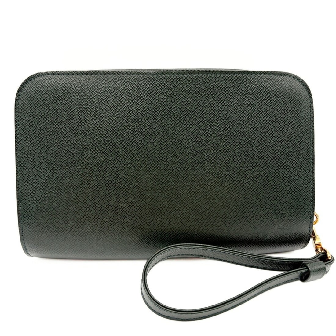 Louis Vuitton LOUIS VUITTON Bag Clutch Men's Second M30184 Taiga Leather Epicea Green