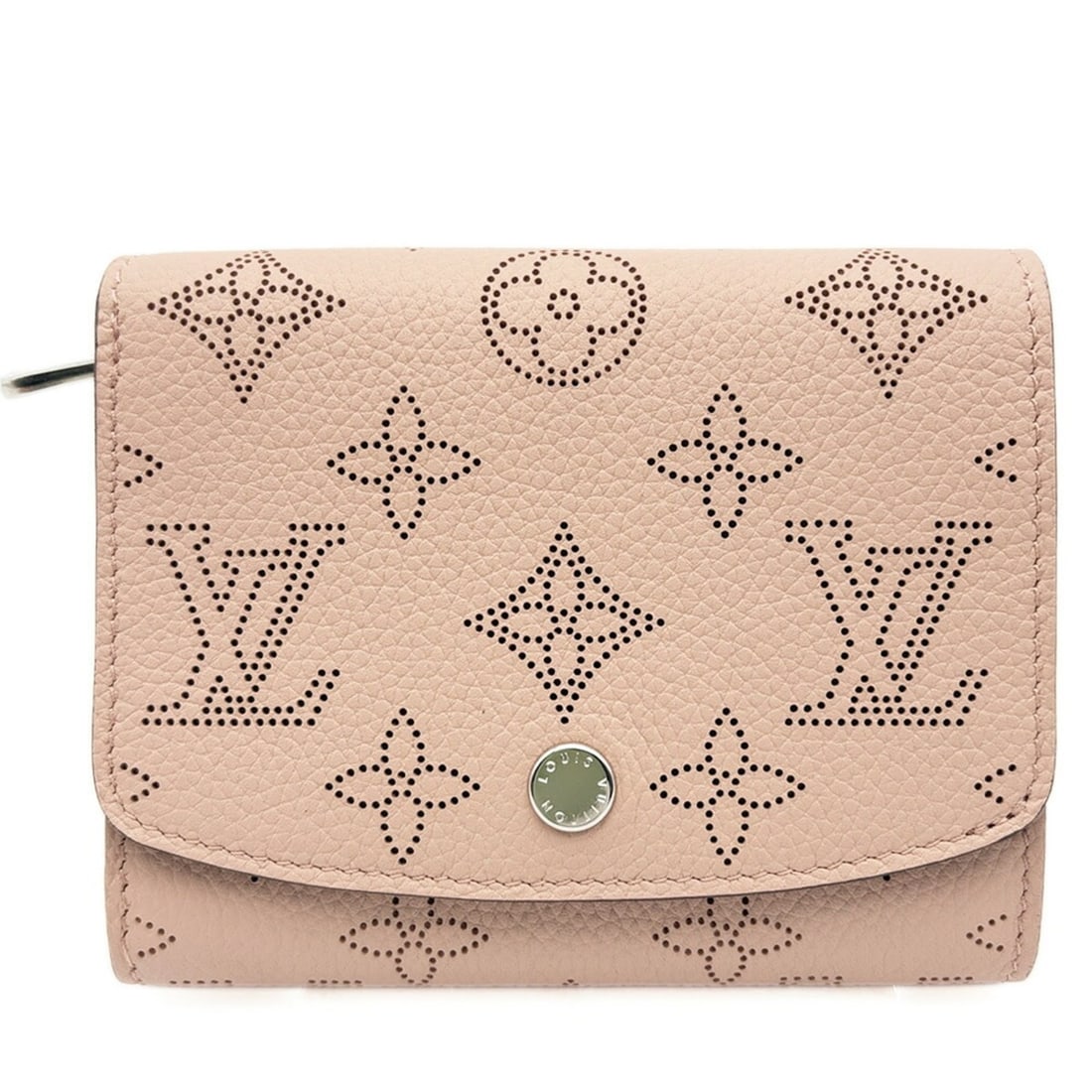Louis Vuitton Mahina Portefeuille Iris Compact M62541 Pink Leather Magnolia Women's LOUIS VUITTON