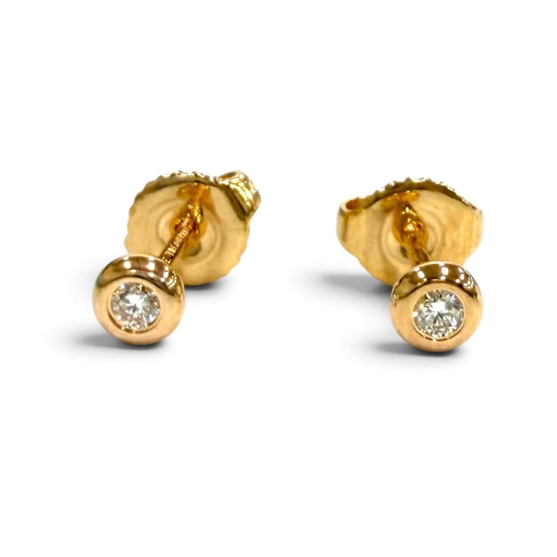 TIFFANY&Co. Tiffany & Co. Elsa Peretti By the Yard Diamond Earrings, 750 (PG), Total 0.10ct (2: --- Catalog ---Category: DesignType: Stud earringsColor: Pink goldStone: DiamondGender: WomenMaterial: Pink gold (18K)Category: GeneralBrand: Tiffany--- Item List ---Section: ConditionRanking: Rank SA