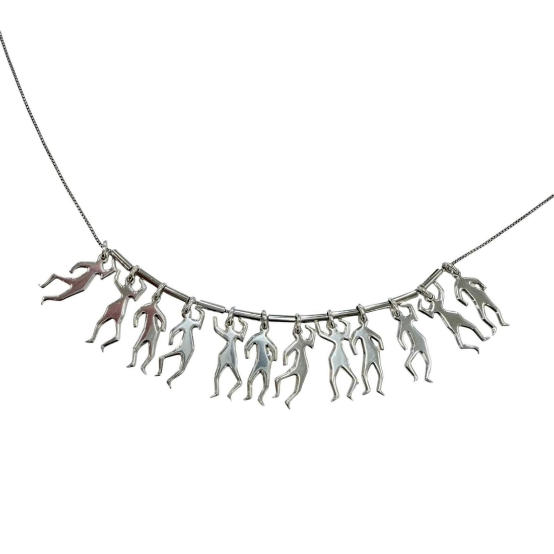 BOTTEGA VENETA AG925 Long Necklace, Silver, Made in Italy, Weight 17.1g, Women's, Comes with Box and: --- Catalog ---Category: SizePendant Size: 20mm x 5mm / 0.78'' x 0.19''Neck Circumference: 53 cm / 20.86''Category: DesignColor: SilverGender: WomenMaterial: Silver 925Necklace Type: NecklaceCategory: