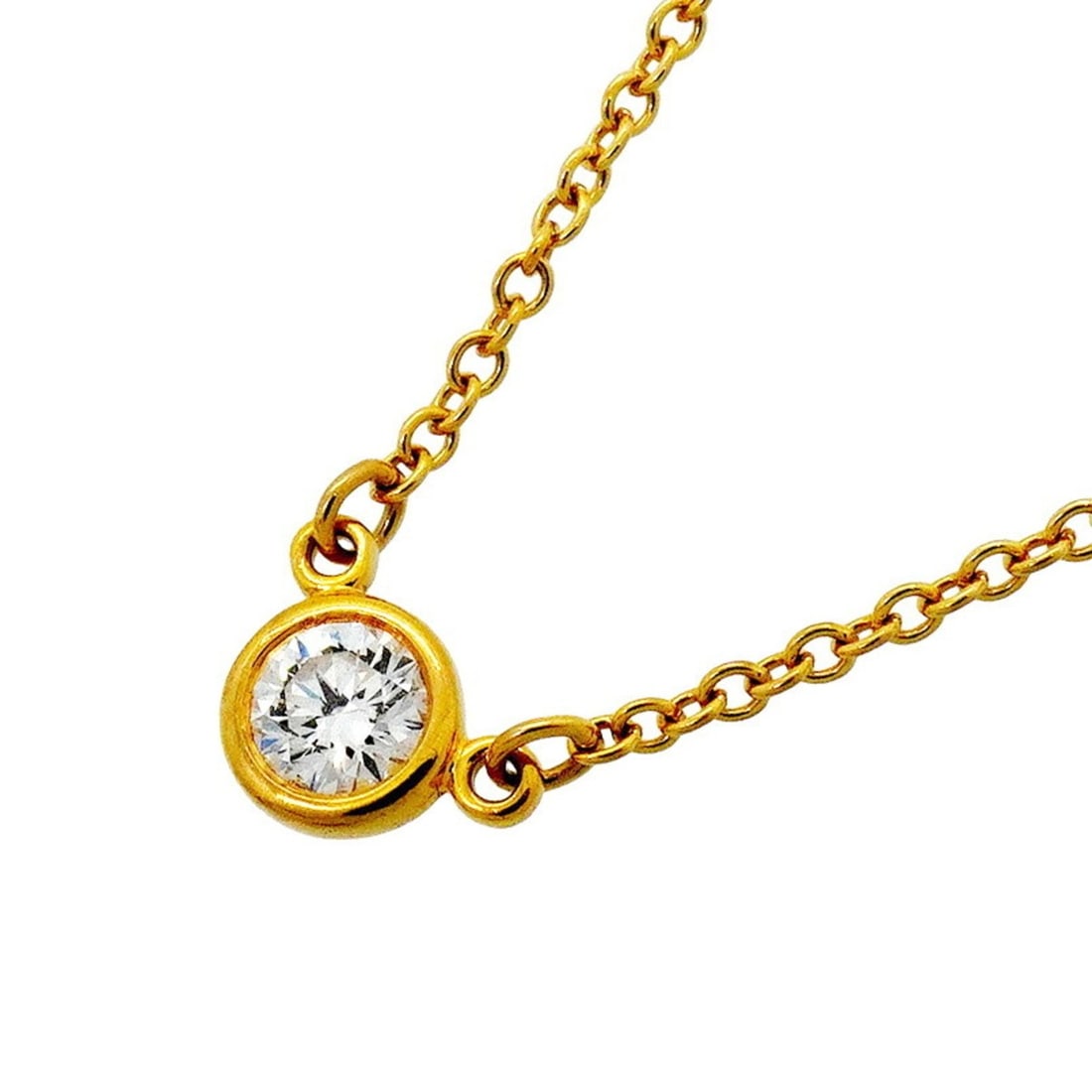 Tiffany & Co. By the Yard Necklace, 1PD (18K Yellow Gold) Diamond, Ladies' P3345032