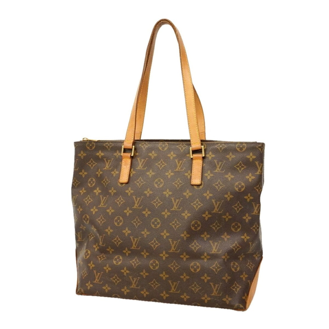 Louis Vuitton Monogram Cabas Mezzo Tote Bag M51151 Brown Women's P3299877