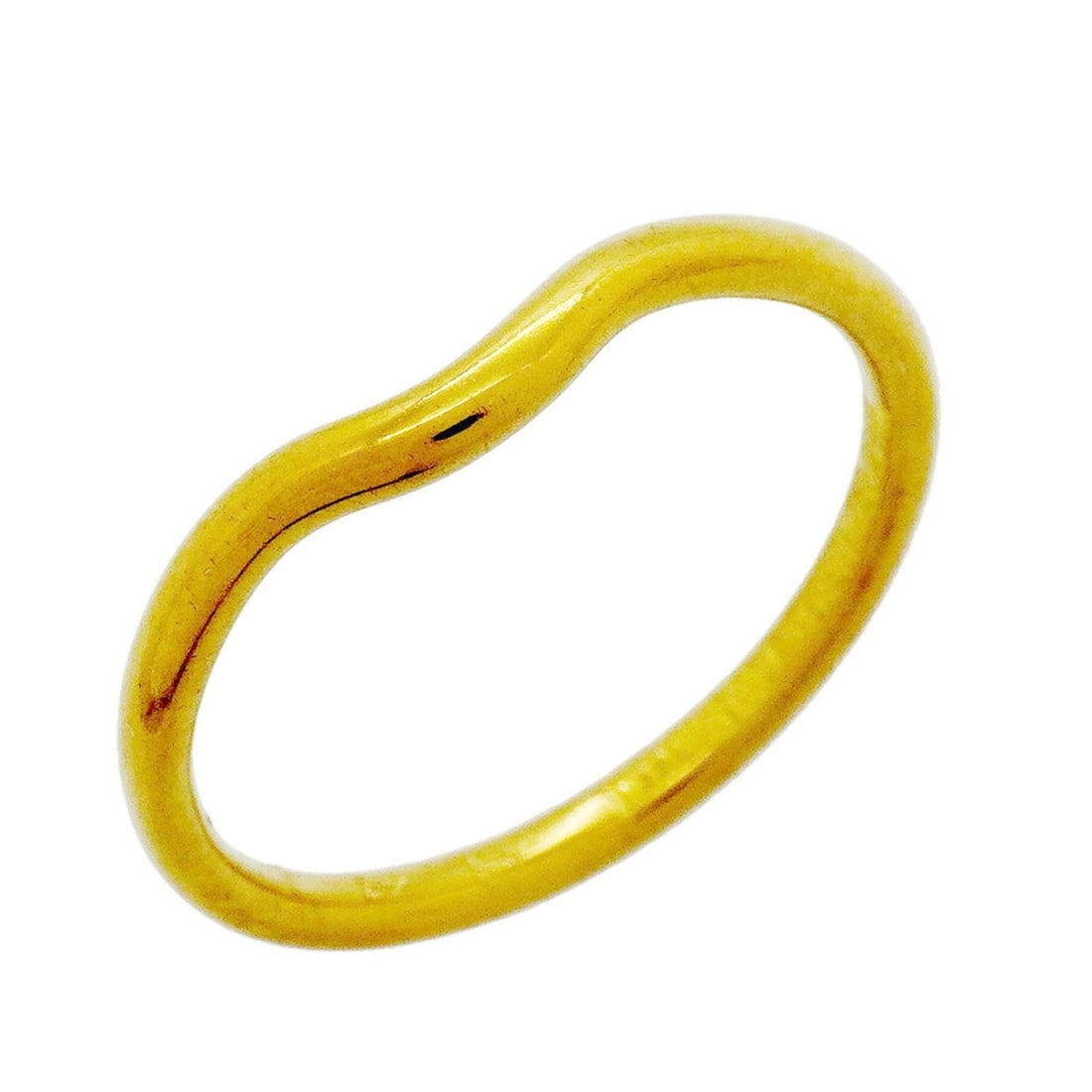 Tiffany & Co. Curved Band Ring, 18K Yellow Gold, Size 16.5 (Men's), P3379915: --- Catalog ---Category: SizeJP Size: 16.5US Size: 8Category: DesignType: Band ringGender: MenMaterial: Yellow gold (18K)Category: GeneralBrand: Tiffany--- Item List ---Section: ConditionRanking: Rank