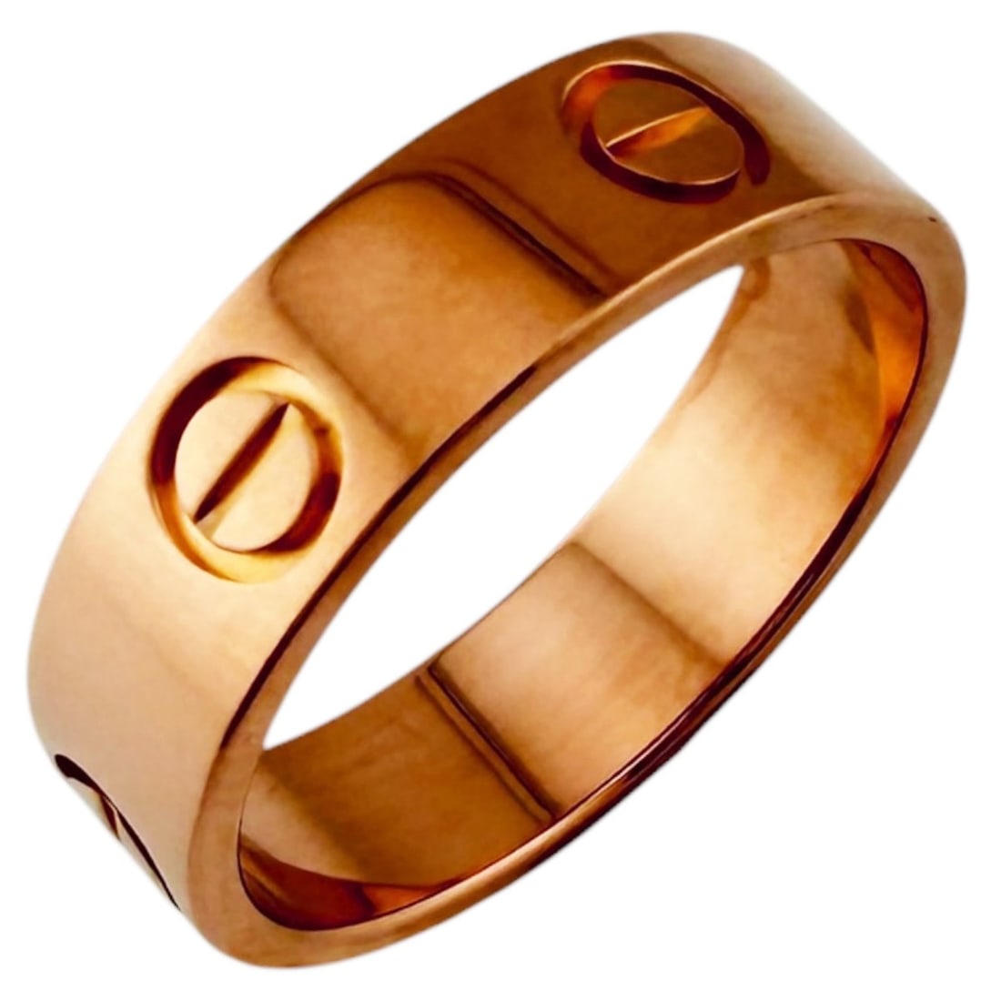 Cartier Love Ring, 18K Pink Gold, Women's, Pre-owned.: --- Catalog ---Category: PackNumber in Pack: 1Category: SizeWidth: 5mm / 0.2''Weight: 5.9g / 0.2oz.JP Size: 15.5US Size: 7.5Category: DesignType: Band ringColor: Pink goldGender: WomenHandmade: YesMat