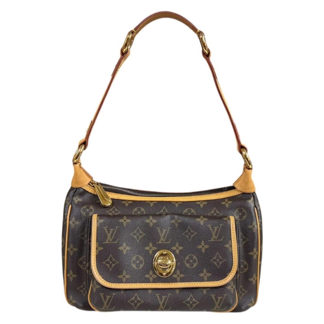 Louis Vuitton Tikal GM Monogram Shoulder Bag, Handbag, Canvas, M40077, Brown, Women's, LOUIS: --- Catalog ---Category: SizeWeight: 695g / 1.53lb.Size (HxWxD): 19cm x 30cm x 13cm / 7.48'' x 11.81'' x 5.11''Strap Length: 52cm / 20.47''Category: DesignType: Handbag, Shoulder bagColor: BrownGender